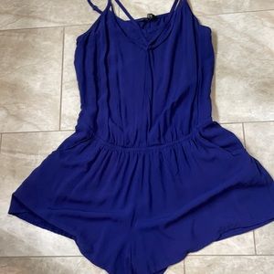 Blue romper, Express, size medium